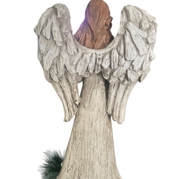 EUC Lenox Ocean Beach ‘Joy To The World’ Driftwood Seashore Angel Figurine - Picture 3 of 4